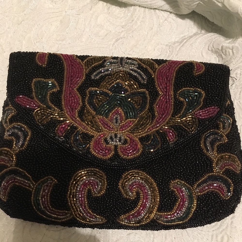 Lillian Vernon Beaded Clutch Vtg.